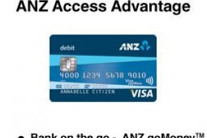 ANZ access advantage EFTPOS limit